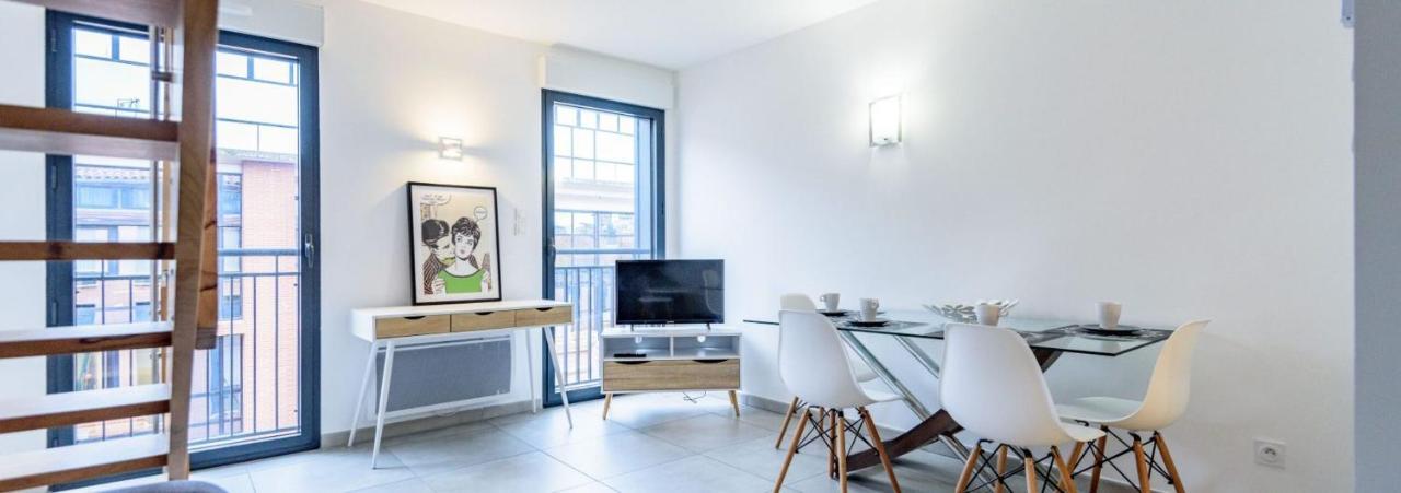 302 - Appartement Duplex Moderne - Jeanne D'Arc, Toulouse Eksteriør bilde